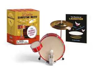 Mini Desktop Drum Kit With Drumroll and Rimshot Sounds!