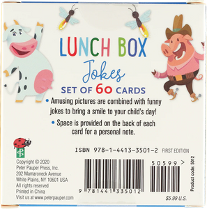 Lunch Box Jokes for Kids (Set of 60 Cards)