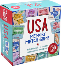 USA Memory Match Game