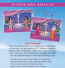 Across the Globe Sticker Doll Dress-Up Book
