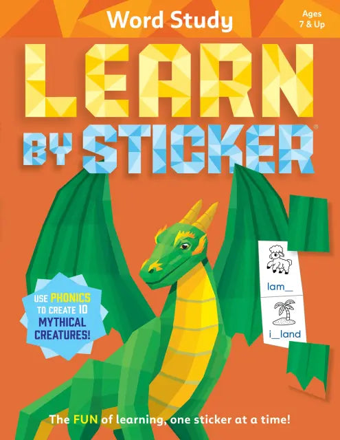 Learning New Sticker Learn by Sticker: Word Study – Green Hippo Gifts
