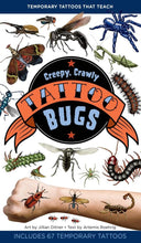 Creepy, Crawly Tattoo Bugs Temporary Tattoo Book
