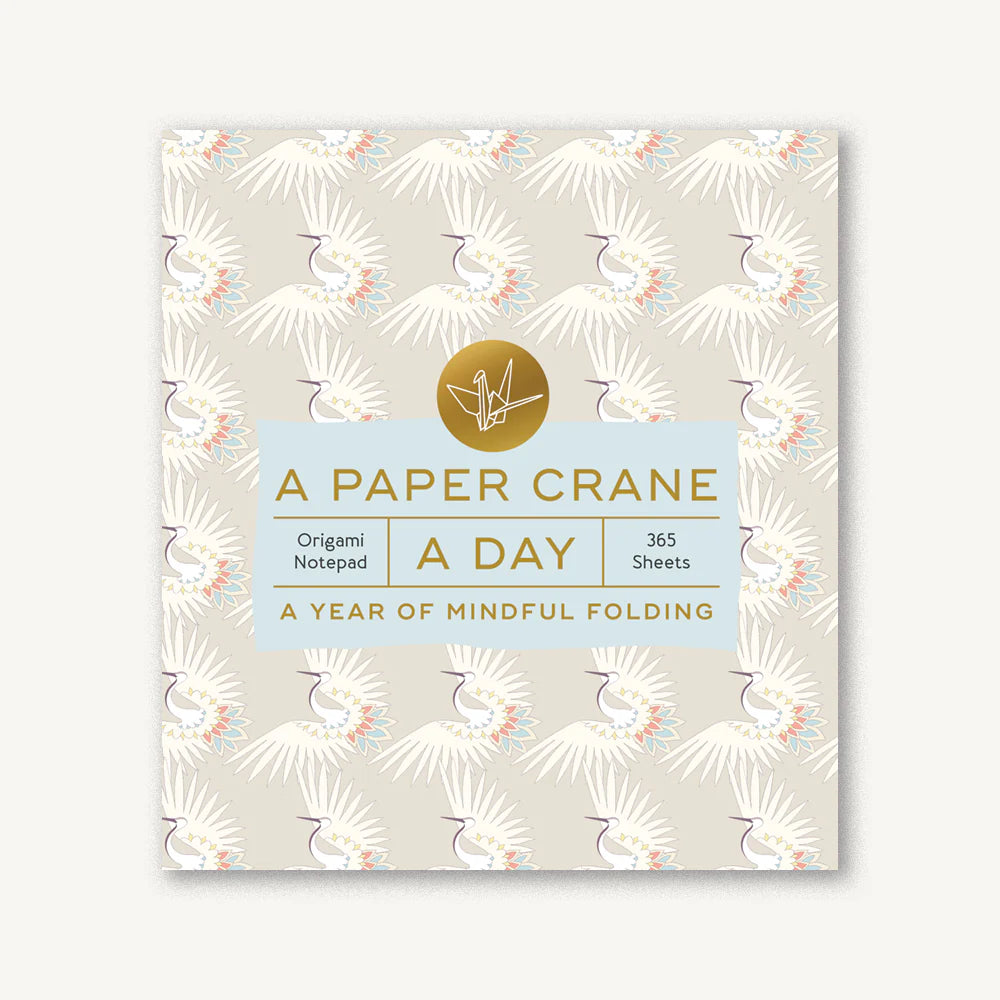 Paper Crane a Day A Year of Mindful Folding—Origami Notepad 365 Sheets