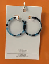 Sophia Hoop Resin Earrings