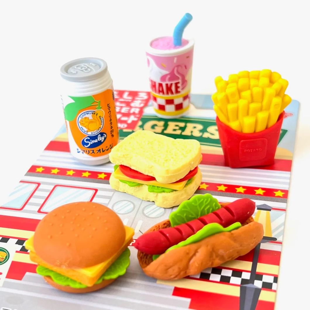 Iwako Fast Food Eraser Card