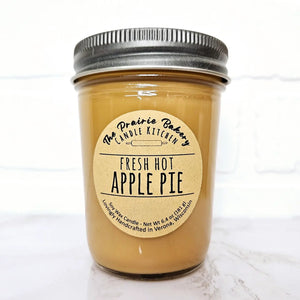 Fresh Hot Apple Pie | Fruit Dessert Scented Soy Wax Candle