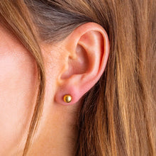 Gold Stella Ball Stud Earring