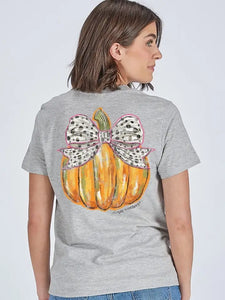Bow Pumpkin T- Shirt - Simply Southern