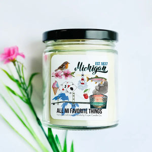 Vanilla Bourbon Michigan 9 oz. Candle