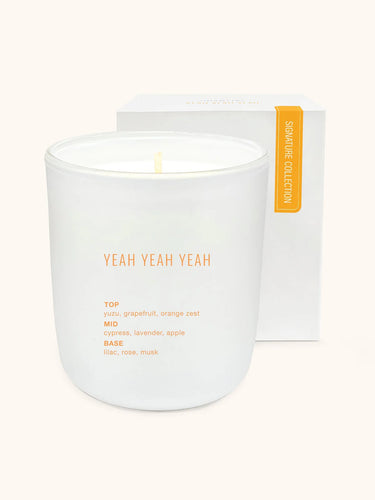Yeah Yeah Yeah Signature Candle