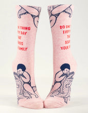 Do One Thing Every Day That Scares Your Family Women’s Crew Socks