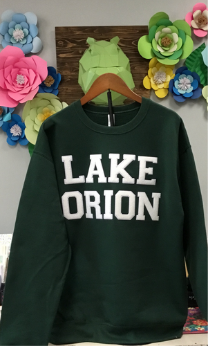 Soft Chenille Lake Orion Sweatshirt