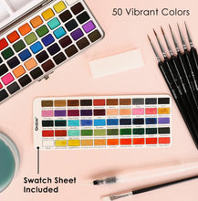 Grabie Watercolor Set of 50 with Brushes