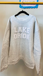 Youth Soft Chenille Lake Orion Sweatshirt Gray