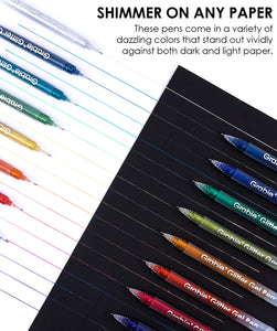 Iridescent Glitter Gel Ink Pens