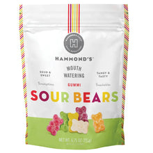 Sweet & Sour Candy Gummi Bears 6.75 oz Resealable Bag