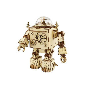 DIY 3D Wooden Puzzle Steam Punk Music Box: Orpheus