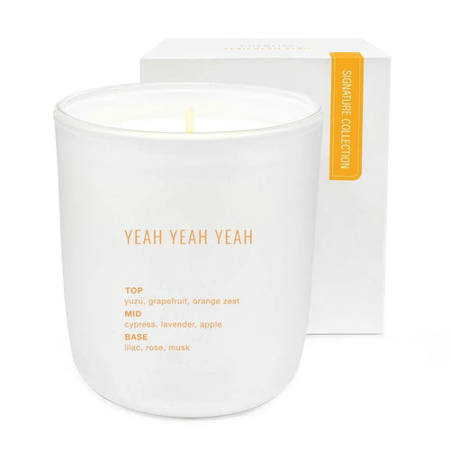 Yeah Yeah Yeah Signature Candle