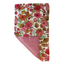 Maroon Blossoms | Two Sided Microfiber Kitchen Tea Towel