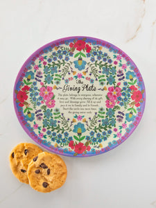 Natural Life Melamine Giving Plate