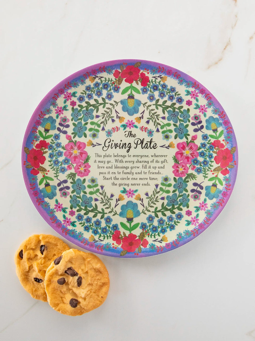 Natural Life Melamine Giving Plate