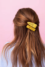 Gold Confetti Medium Claw Hair Clip Set