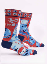 Crazy Cat Dude, Men’s Socks
