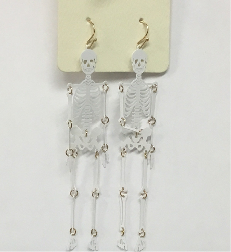 Hanging Skeleton Earrings