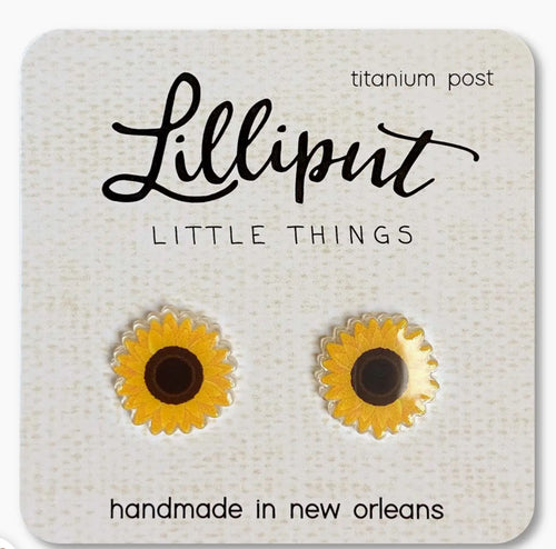 Lilliput Sunflower Earrings