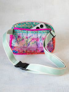 Natural Life Everyday Puffy Fanny Pack Pink Watercolor