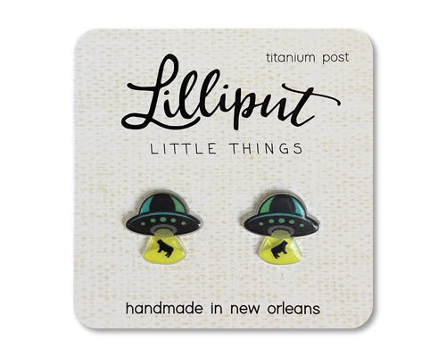 Lilliput UFO Earrings