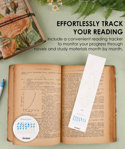 Grabie Watercolor Coloring Bookmarks Set of 12