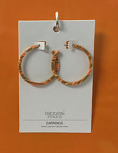 Oleandre Resin Statement Hoop Earrings