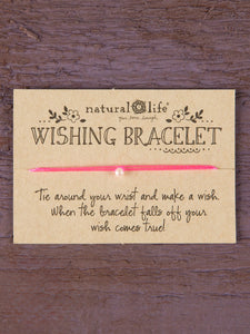 Magenta Wishing Pearl Bracelet
