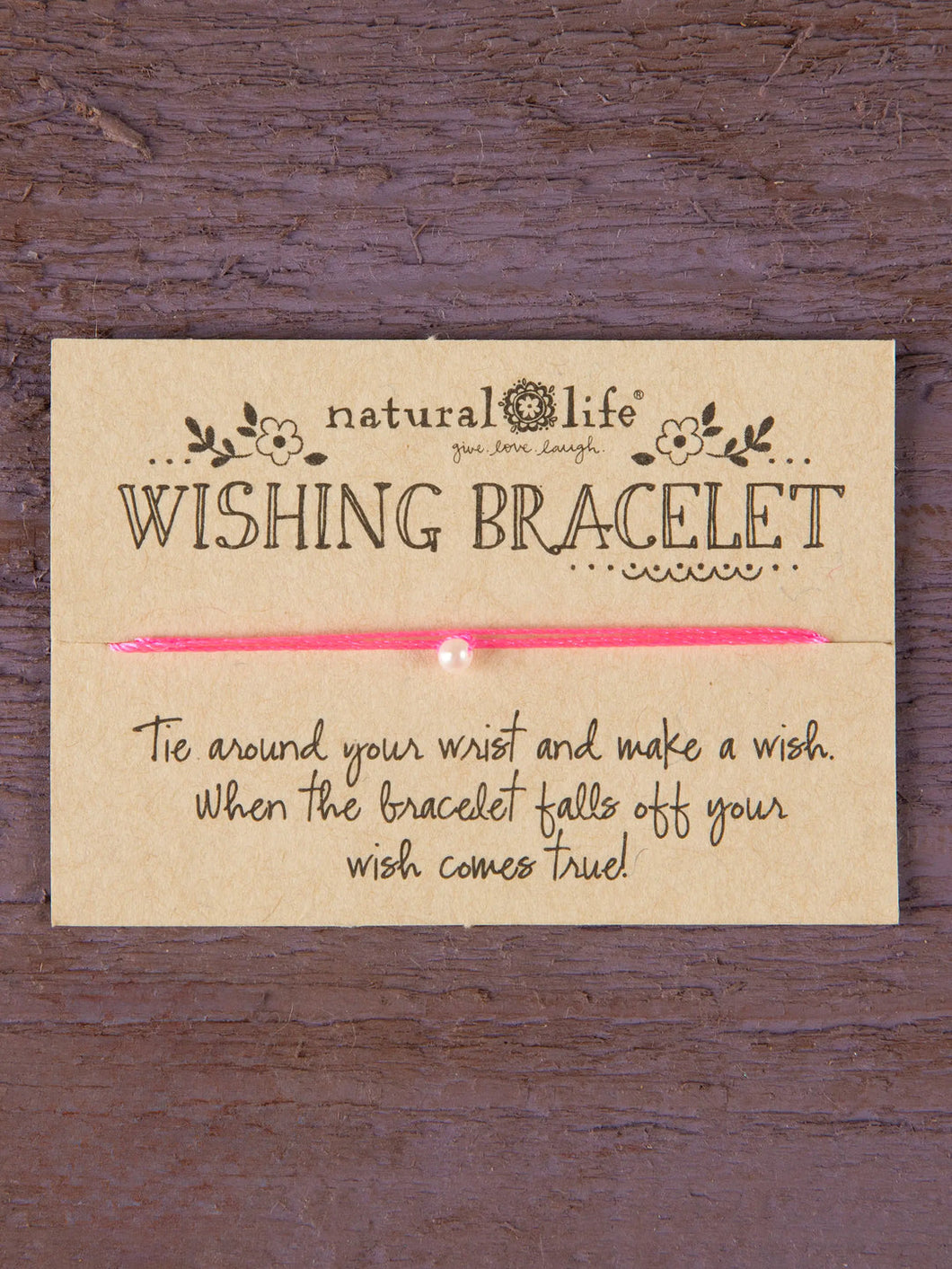 Magenta Wishing Pearl Bracelet