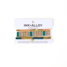 Grace & Alex Bracelet Stack Green And Pink