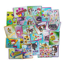 Littlest Pet Shop Holographic Trading Stickers
