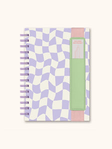 A Mirage of Thoughts: Spiral Notebook With Pen Pocket