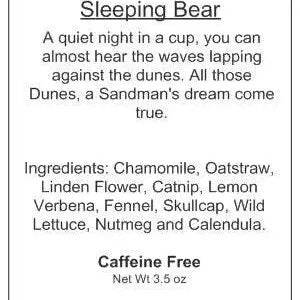 Sleeping Bear Sleepy - Relaxing Tea