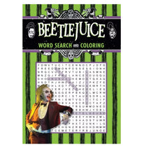 Beetlejuice Word Search and Coloring Book