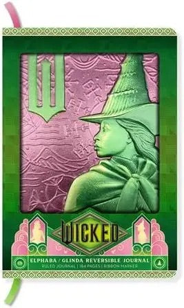Wicked: Elphaba & Glinda Reversible Sculpted Journal