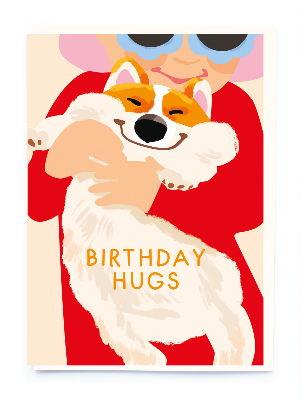 Corgi Hugs Birthday Noi Publishing Greeting Card