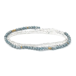 Delicate Stone Blue Howlite-Stone of Harmony