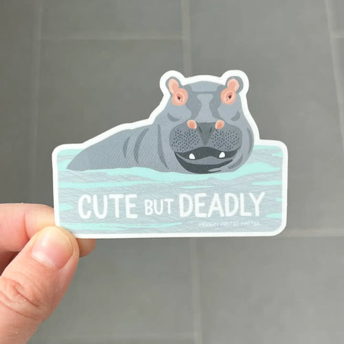 Cute But Deadly Sticker