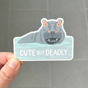 Cute But Deadly Sticker