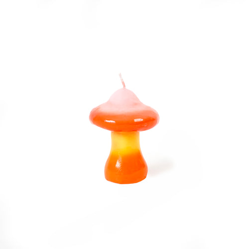 Small Sunset Mushroom Candle