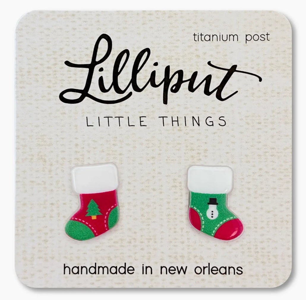 Lilliput Stocking Earrings