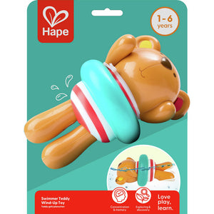 Swimmer Teddy Wind-Up Toy