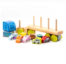 Cubika Wooden Truck & Cars
