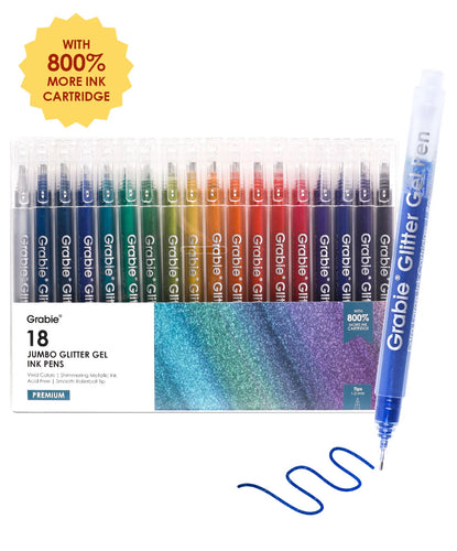 Iridescent Glitter Gel Ink Pens